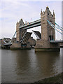 TQ3380 : Tower Bridge raised by Robin Sones