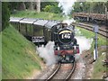 The Torbay Express approaching Churston Station