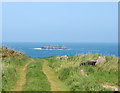 SW8976 : View of Gulland Rocks by Andy F