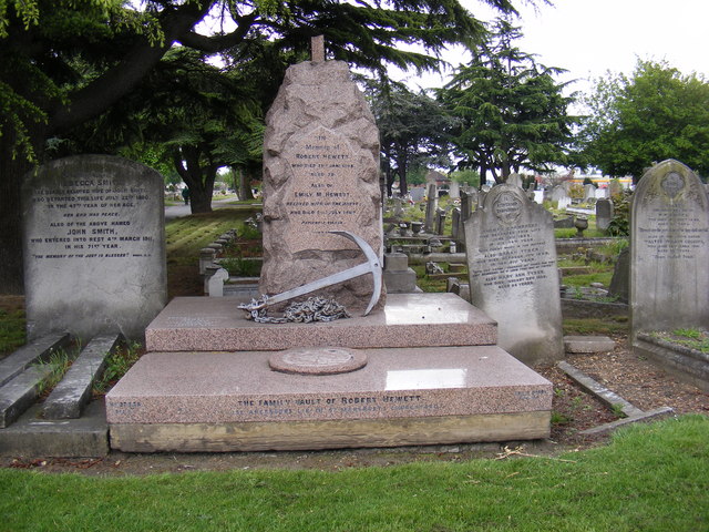 The Family Vault of Robert Hewett at Rippleside Cemetery