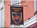 Westbury Arms Public House sign
