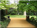 TQ2879 : Entrance to Gardens in Belgrave Square by PAUL FARMER
