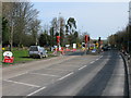 View along the A256 at Ebbsfleet turning