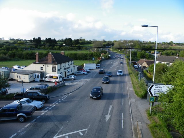 The A38 road © Thomas Nugent cc-by-sa/2.0 :: Geograph Britain and Ireland