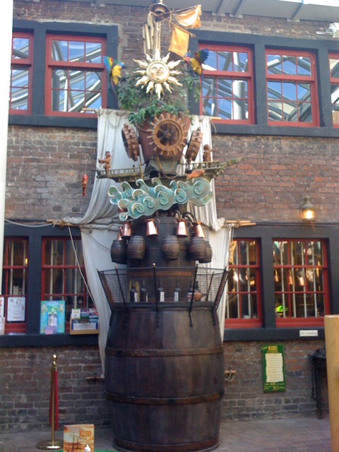 Clock at the Rum Story