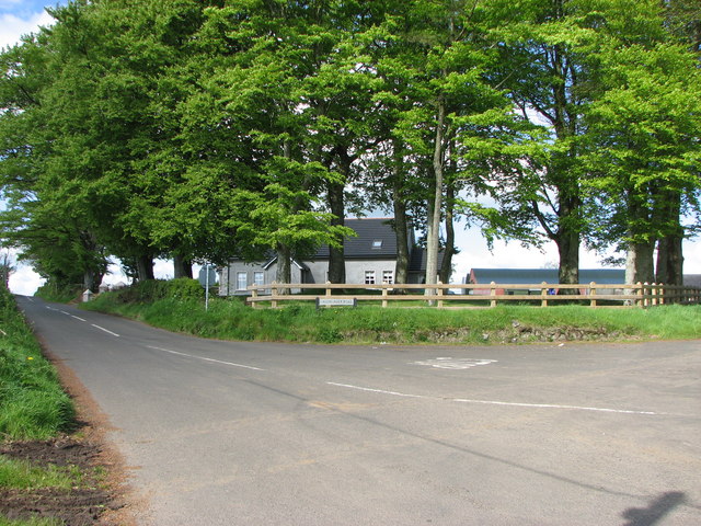 Tree ringed farmhouse