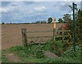 Public footpath near Osbaston