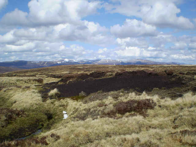 Plateau on the Tarf / Feshie watershed