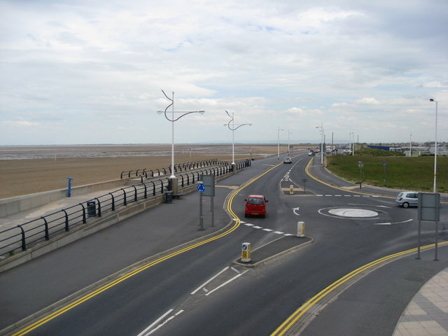 Southport - Marine Drive viewed from the Pier