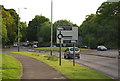 Roundabout on the A264 & slip road to the A21