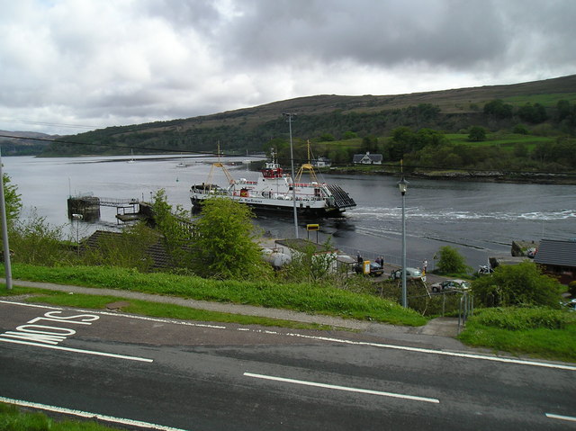Lochaline ferry arrival