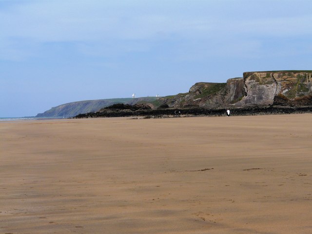 Summerleaze beach, low tide