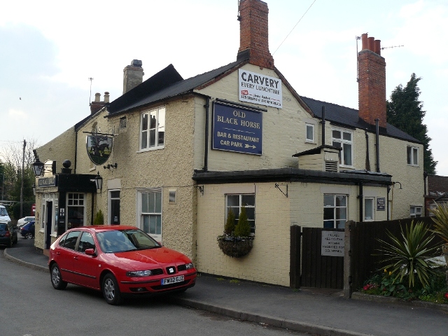 Mapperley village Old Black Horse pub © Andy Jamieson :: Geograph ...