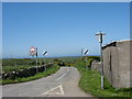 The mouth of the Bodewryd and Rhosbeirio road at the Four Crosses