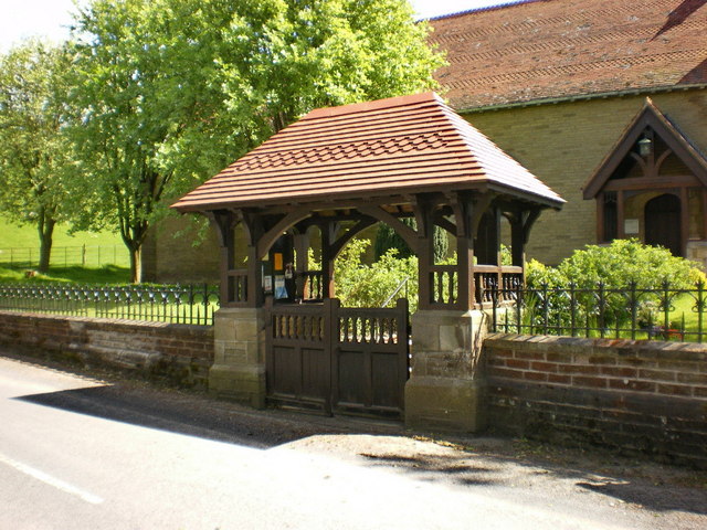 St Mary's Church Borwick, Lych Gate © Alexander P Kapp Cc-by-sa 2.0 