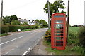 Telephone box on A259