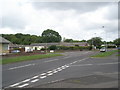 Looking from Durley Avenue across Milton Road towards Oaklands Grove