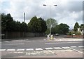 Looking from Oak Close across Milton Road and into Hart Plain Avenue