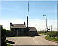 The crossroads at Four Crosses, Rhosgoch