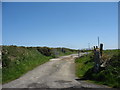 Farm road to Glasgraig Isaf