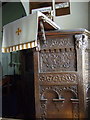 Pulpit at Pennard church