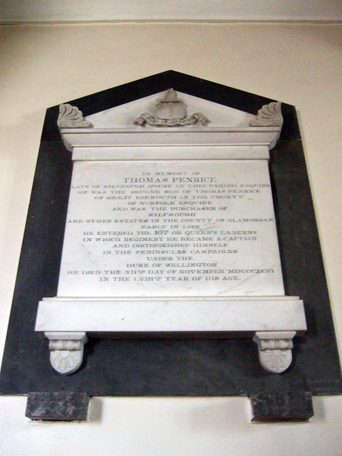 Thomas Penrice memorial © Natasha Ceridwen de Chroustchoff :: Geograph ...