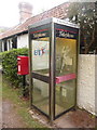 Burley: postbox № BH24 19 and phone, Lester Square