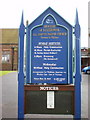 All Saints Parish Church, Newton-le-Willows, Sign