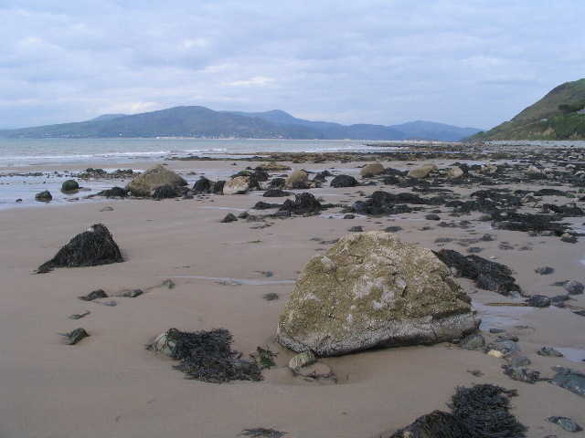 Rocky foreshore at Llwyngwril