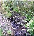 Waterfall into river Cynin