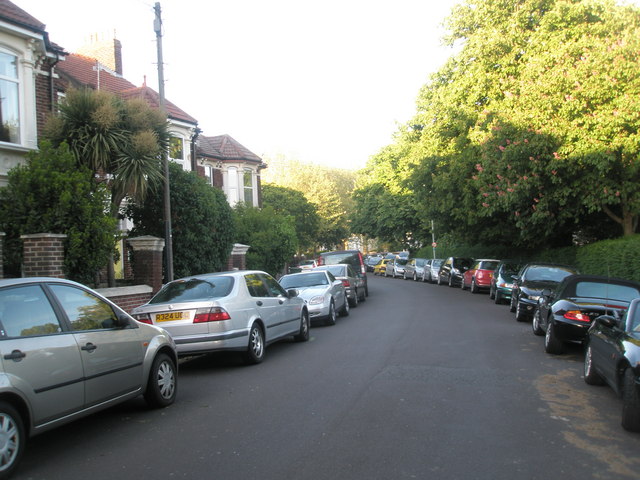 Bend in Wimbledon Park Road