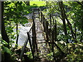 Metal jetty close to Wolsingham Steelworks