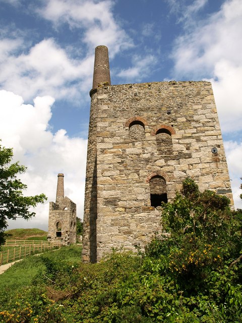 Wheal Unity Wood Mine © Derek Harper cc-by-sa/2.0 :: Geograph Britain ...