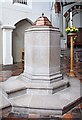 St George the Martyr, Aubrey Walk, London W8 - Font