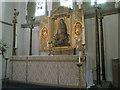 The altar at St Mary