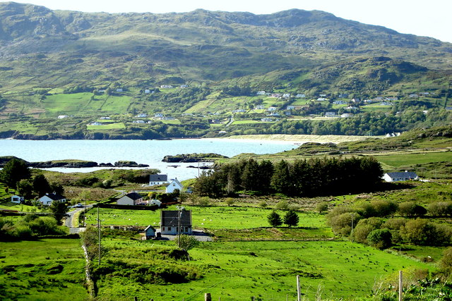 Fintragh Bay from Ferbreaga Hill © louise price :: Geograph Britain and ...