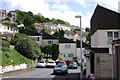 The end of Nelson Close, Teignmouth