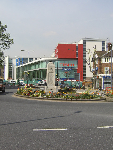 The building of Tescos Orpington (6) © Ian Capper :: Geograph Britain ...