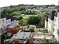 Houses and gardens below Nelson Close, Teignmouth