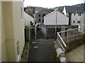 Willow Street approach to footbridge, Teignmouth