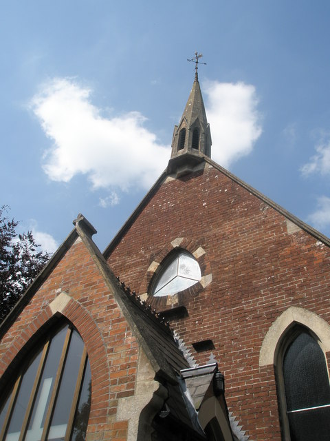 The modest spire of Harting Congregational Church