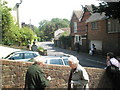 Looking from Harting Congregational Church eastwards along the B2146