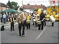 Samba drummers in the High Street