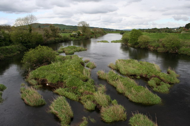 The River Finn viewed from Clady Bridge