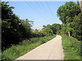 The Hayling Billy Path approaching Havant