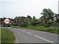 Speed limit sign in Hawkley Road