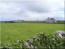 M4108 : Pasture, farm buildings and avenue of trees - Caherawoneen South Townland by Mac McCarron