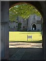 Looking through to the courtyard, Dartington Hall