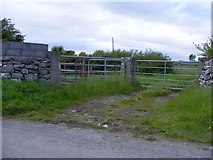 M3707 : Roadside cattle pens - Carrowkilleen Townland by Mac McCarron
