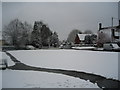 Tewin Lower Green in the Snow